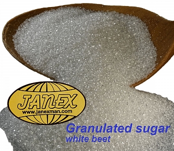 Sugar crystal white beet