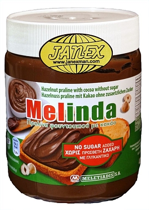 Hazelnut cream Melinda without sugar 400 g
