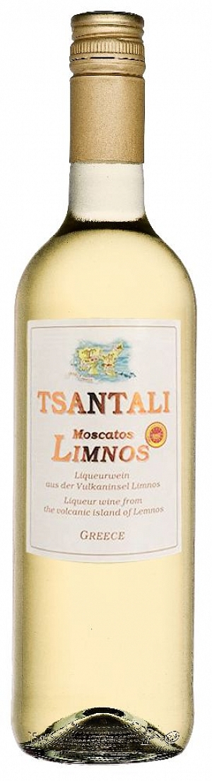 Muscat Limnos semi-sweet white wine Tsantali 750 ml