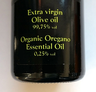 Extra virgin olive oil with oregano 250ml