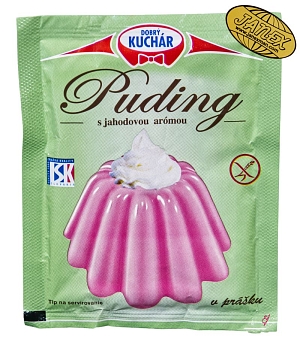 Pudding strawberry 40g
