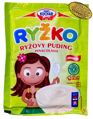 Ryžový puding v prášku Piňacoláda 50g